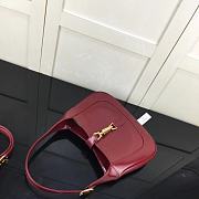 GUCCI | Jackie 1961 Small Shoulder Bag Rosso Ancora Leather - 6