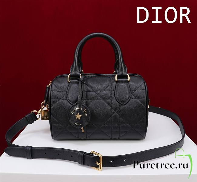 DIOR | Groove 20 Bag Black Macrocannage Calfskin - 1