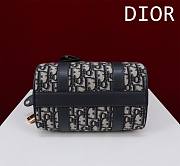 DIOR | Groove 20 Bag Blue Dior Oblique Jacquard - 6