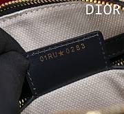 DIOR | Groove 20 Bag Blue Dior Oblique Jacquard - 5