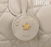 DIOR | Groove 20 Bag Dusty Ivory Macrocannage Calfskin - 2