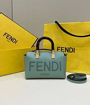 FENDI | By The Way Small Leather Tote Bag Green - 1