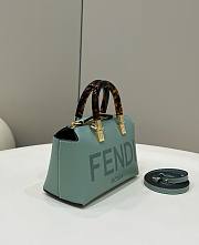 FENDI | By The Way Small Leather Tote Bag Green - 5