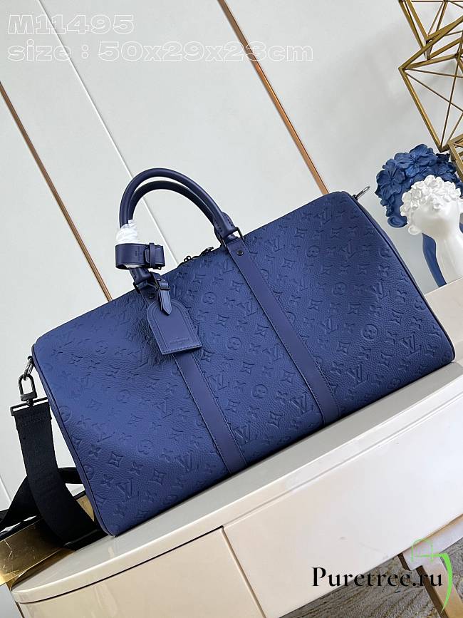 LOUIS VUITTON | Keepall Bandoulière 50 Sapphire M11495 - 1