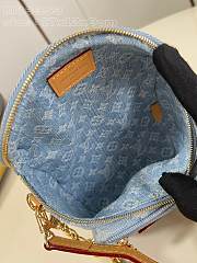 LOUIS VUITTON Mini Bumbag Bag Blue M83353 - 5