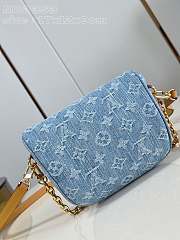 LOUIS VUITTON Mini Bumbag Bag Blue M83353 - 3