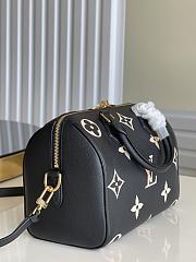 LOUIS VUITTON Speedy Bandoulière 25 Bag Black/beige M58947 - 3