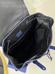 LOUIS VUITTON | Christopher MM Backpack Sapphire Blue M11688 - 2