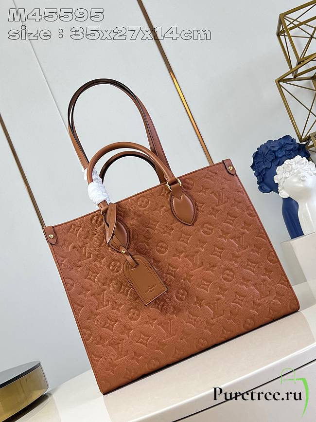 LOUIS VUITTON | OnTheGo MM Bag Brown - 1