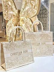 DIOR | Medium Dior Book Tote In Gold Color - 1