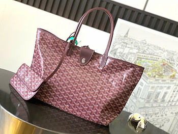 GOYARD | GOYARD | Burgundy Saint Louis PM Tote Bag