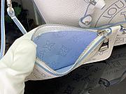 LOUIS VUITTON | Blossom PM Bag Mahina Perforated Calfskin White/Blue M11734 - 5