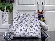 LOUIS VUITTON | Bella Bag Mahina Perforated Calfskin White/Blue M11736 - 6