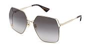 GUCCI | Half Rim Wide Irregular Sunglasses - 3