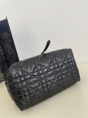 DIOR | Medium Dior Toujours Bag Black Macrocannage Crinkled Calfskin - 6