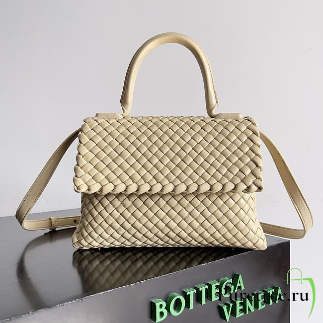 BOTTEGA VENETA | Patti Top Handle Bag Lambskin String Color - 1