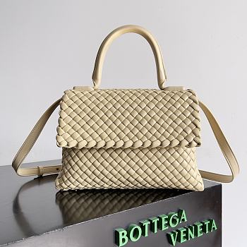 BOTTEGA VENETA | Patti Top Handle Bag Lambskin String Color