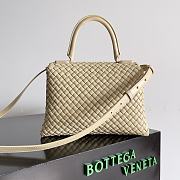 BOTTEGA VENETA | Patti Top Handle Bag Lambskin String Color - 6