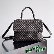 BOTTEGA VENETA | Patti Top Handle Bag Lambskin Fondant Color - 1