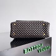 BOTTEGA VENETA | Patti Top Handle Bag Lambskin Fondant Color - 4