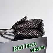 BOTTEGA VENETA | Patti Top Handle Bag Lambskin Fondant Color - 5