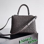 BOTTEGA VENETA | Patti Top Handle Bag Lambskin Fondant Color - 6