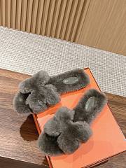 HERMES | Fluffy Sandals - 4