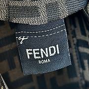 FENDI | First Small Black Interlaced Leather Bag - 2