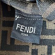 FENDI | First Small Green Interlaced Leather Bag - 6