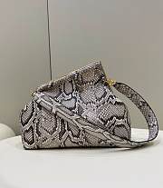 FENDI | First Small Dark Grey Python Leather Bag - 2