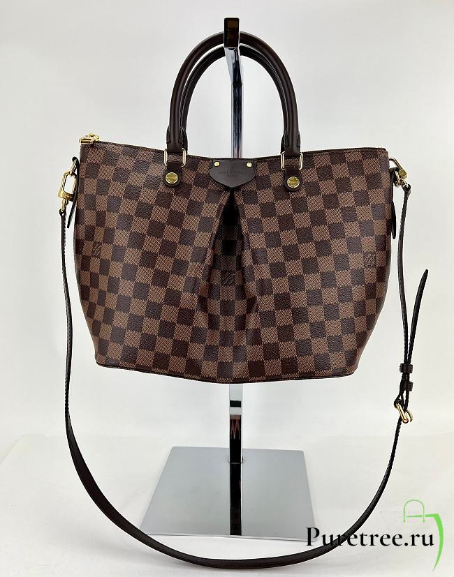 LOUIS VUITTON | Siena MM Damier Ebene Canvas - 1