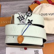 LOUIS VUITTON | Belt In White  - 6