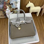 HERMES | Gray Togo Leather Gold Hardware size 25 x 20 x 13 cm - 1