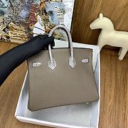 HERMES | Gray Togo Leather Gold Hardware size 25 x 20 x 13 cm - 6