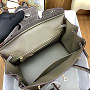 HERMES | Gray Togo Leather Gold Hardware size 25 x 20 x 13 cm - 3