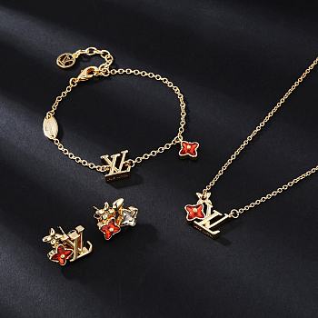 LOUIS VUITTON | Collection Necklace, Earrings, Bracelet