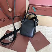 LORO PIANA | Large Bale Bag Smooth Calfskin Black (8000) - 2