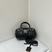 MIUMIU | Arcadie Matelassé Nappa Leather Bag Black - 1