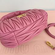 MIUMIU | Wander Matelassé Nappa Leather Hobo Bag Pink - 2