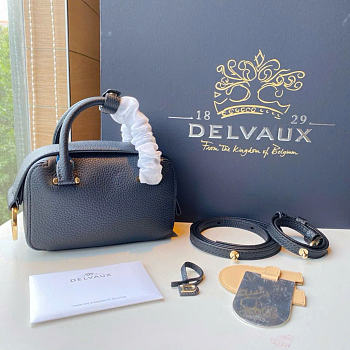 DELVAUX | Cool Box Nano In Taurillon Soft Navy Color