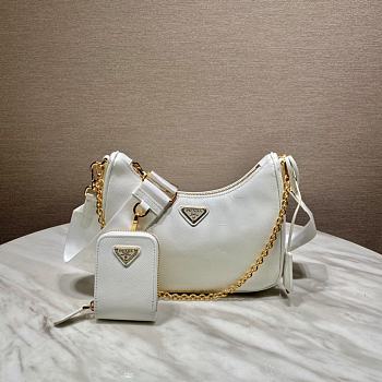 PRADA | Re-Edition 2005 Saffiano Leather Bag In White