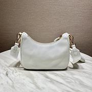 PRADA | Re-Edition 2005 Saffiano Leather Bag In White - 2