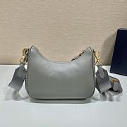 PRADA | Re-Edition 2005 Saffiano Leather Bag In Grey - 2