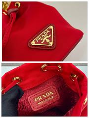 PRADA | Re-Edition 1978 Re-Nylon Mini-Pouch In Red - 5