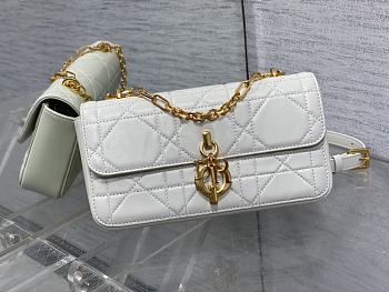 DIOR | Miss Daisy Mini Cross Bag White