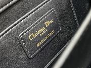 DIOR | Mini Ange Bag Black Macrocannage Lambskin - 6