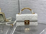 DIOR | Mini Ange Bag Latte Macrocannage Lambskin - 1