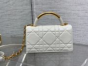 DIOR | Mini Ange Bag Latte Macrocannage Lambskin - 5