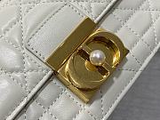 DIOR | Mini Ange Bag Latte Macrocannage Lambskin - 2