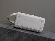 DIOR | Small Lady Bag White Graphic Cannage Calfskin - 6